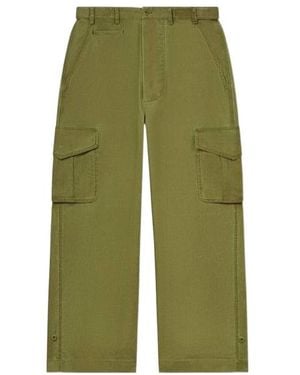 KENZO Adjustable Cargo Trousers - Green