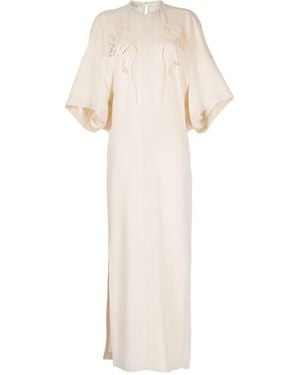 Stella McCartney Broderie-Anglaise Cotton Midi Dress - White
