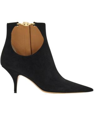 Ferragamo Cutout Ankle Boot - Black