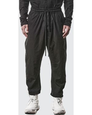 Thom Krom Drop-Crotch Drawstring Pants - Black