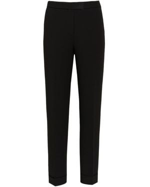 Twinset Straight-Leg Casual Pants - Black