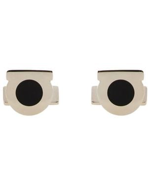 Ferragamo Gancini Cufflinks - Metallic