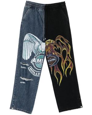 Amiri Printed Jeans - Blue