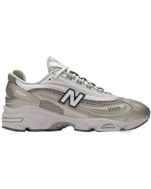 New Balance 1000 Lace-Up Trainers - Grey