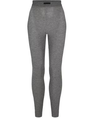 Fear Of God Ribbed Knitted Leggings - Grey