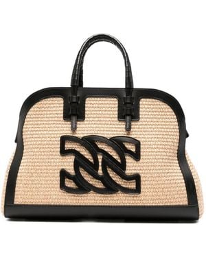 Casadei Park Avenue Tote Bag - Black