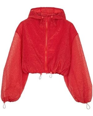 Cecilie Bahnsen Drawstring Jacket - Red
