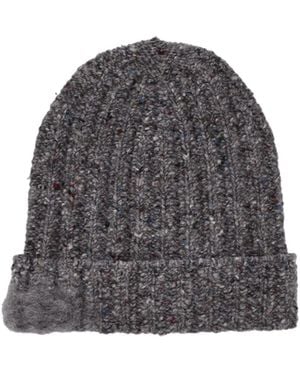 Maison Margiela Ribbed Beanie - Grey