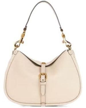 Etro Buckle Detailed Shoulder Bag - Natural