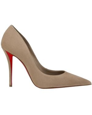 Christian Louboutin Miss Z Pointed Toe Court Shoes - White