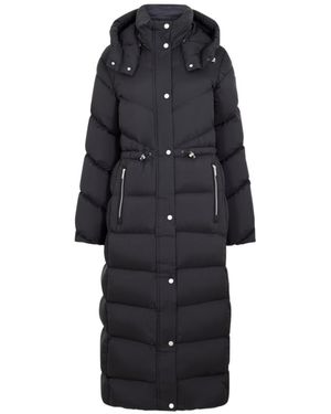 Moose Knuckles Long Down Jacket - Black