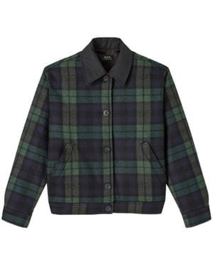 A.P.C. Checked Jacket - Multicolor