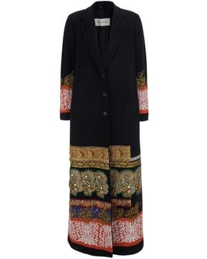 Dries Van Noten Long-Sleeved Coat - Black