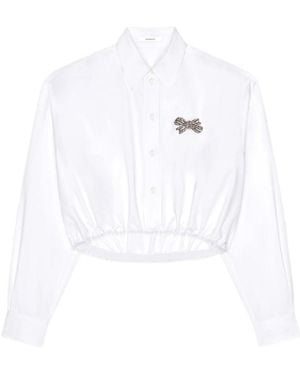Givenchy Cropped Shirt - White