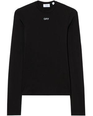 Off-White c/o Virgil Abloh Off Stamp Second Skin Top - Black