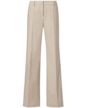 Magda Butrym Wool Flared Pants - Natural
