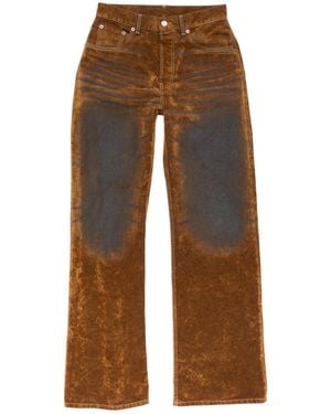Acne Studios Jeans With Belt Loops - Brown