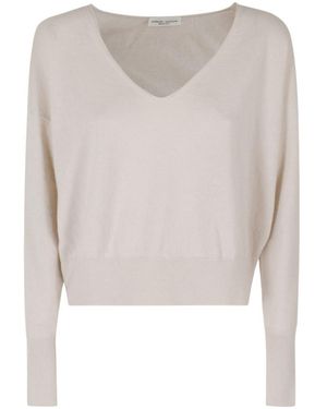 Roberto Collina V-Neck Sweater - White
