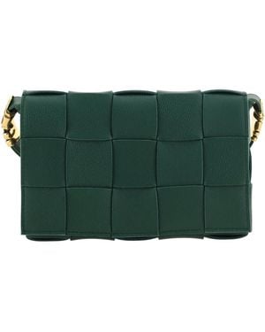 Bottega Veneta Cassette Shoulder Bag - Green