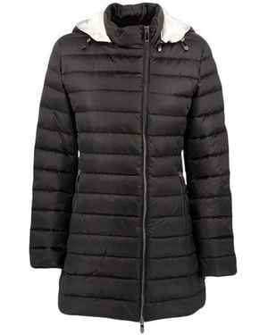 Armani Jeans Quilted Down Jacket - Black