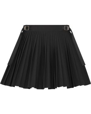 Dior Pleated Miniskirt - Black