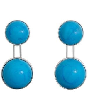 Alaïa Sphere Small Pendant Earrings - Blue