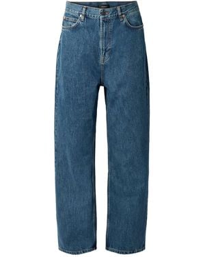 Wardrobe NYC Denim Low Rise Jeans - Blue