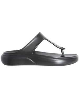 Stuart Weitzman Stuflex T Strap Sandals - Brown