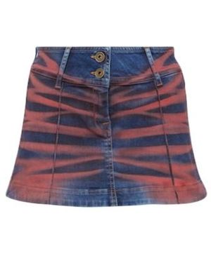 KNWLS Harley Denim Miniskirt - Blue