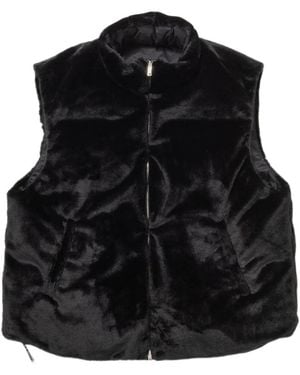 Mastermind Japan Reversible Padded Gilet - Black