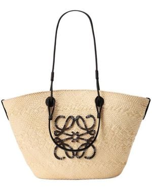 Loewe Medium Anagram Basket Bag - Natural