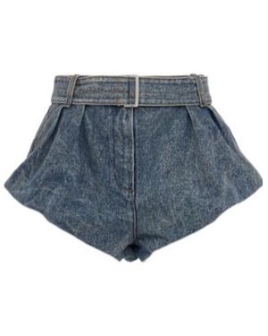 Magda Butrym Denim Shorts - Blue