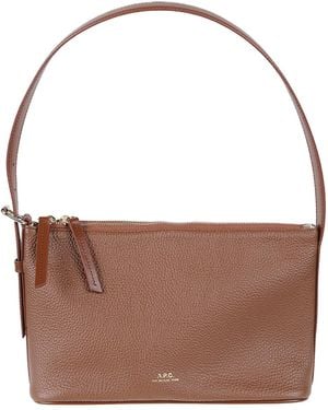 A.P.C. Vera Shoulder Bag - Brown