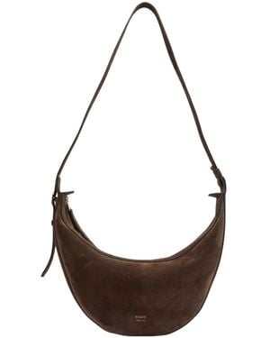 KHAITE Augustina Suede Cross-Body Bag - Multicolor