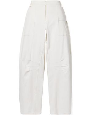 Cult Gaia Ewa Pleated Casual Trousers - White