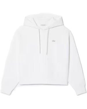 Lacoste Oversized Adjustable Hoodie - White