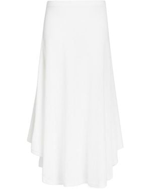 Alaïa Alaïa Flared Knitted Skirt - White