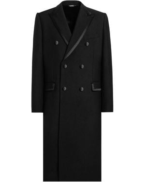 Dolce & Gabbana Double-Breasted Coat - Black