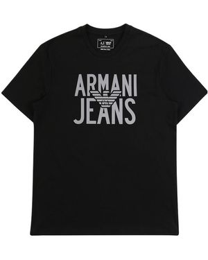 Armani Jeans Short-Sleeved T-Shirt - Black