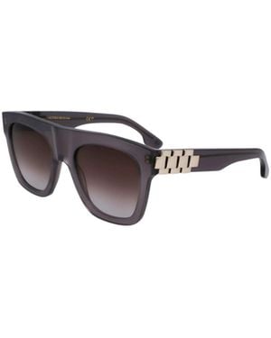 Victoria Beckham Vb675S Rectangle Sunglasses - Metallic
