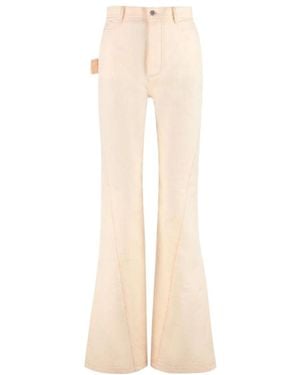 Bottega Veneta High-Waist Panelled Jeans - White