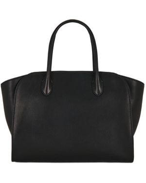 The Row Handbag With Dual Handles - Black