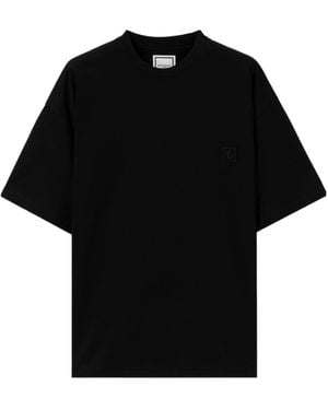 ★ 25SS WOOYOUNGMI Paris★ ウーヨンミ パリス T-Shirt Tシャツ Wooyoungmi Logo-Print Cotton-Jersey T-Shirt - IT 46/S | Coggles