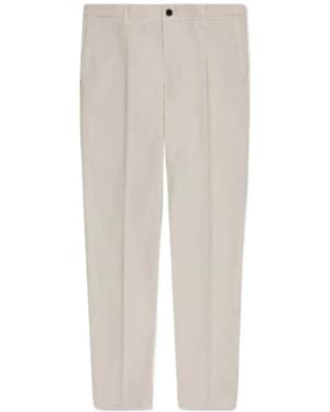 Incotex Pleated Trousers - White