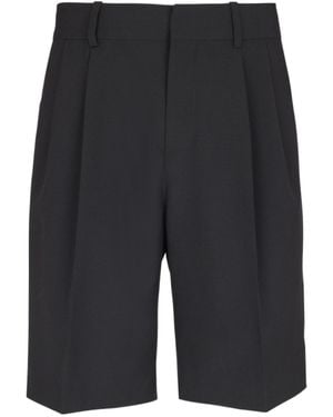 Balmain Darted Bermuda Shorts - Black