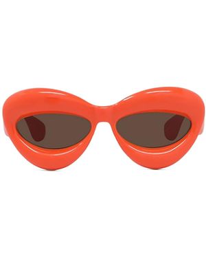 Loewe Cat-Eye Frame Sunglasses - Red