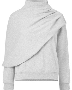 Magda Butrym Light Heather Sweatshirt - Grey