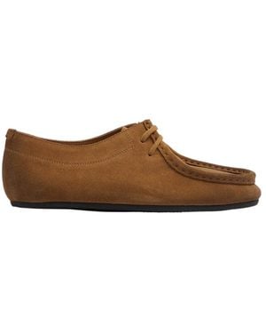 Jil Sander Lace-Up Loafers - Brown