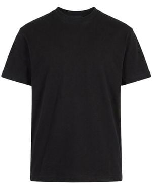 Prada Triangle-Patch T-Shirt - Black