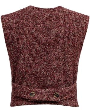 REMAIN Birger Crew-Neck Top - Red